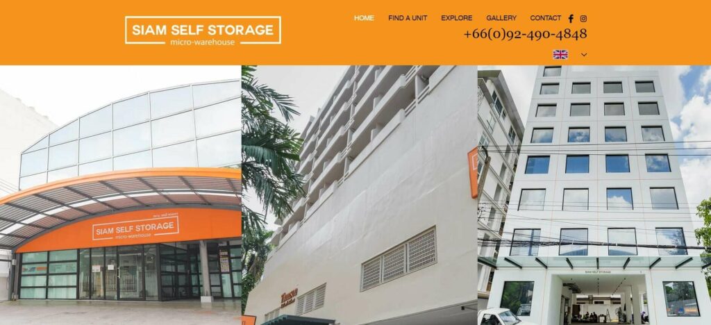 Siam Self Storage's Homepage