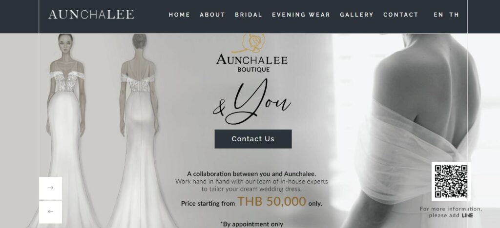 Aunchalee Boutique Homepage