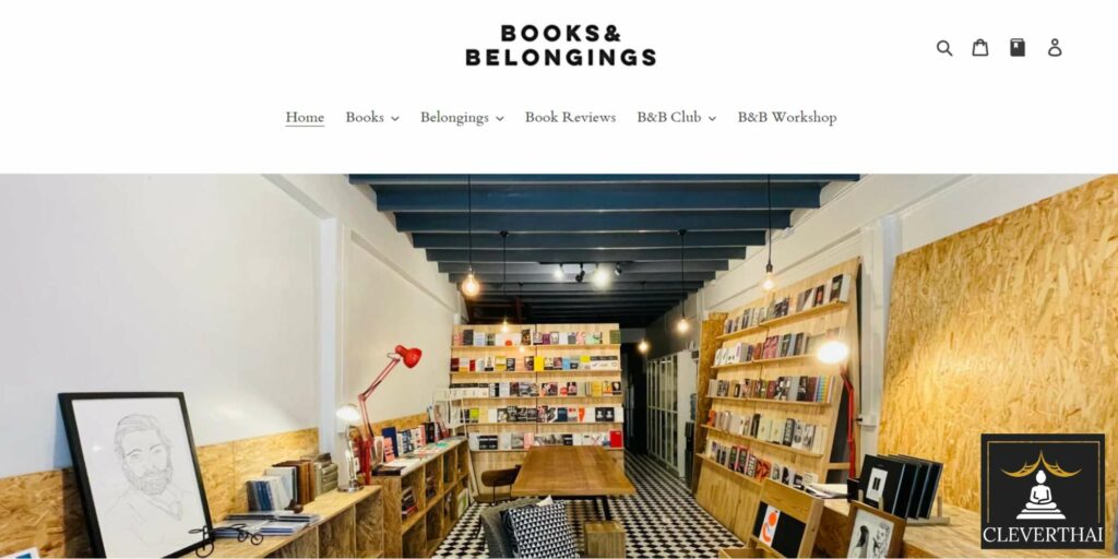 Books & Belongings Homepage