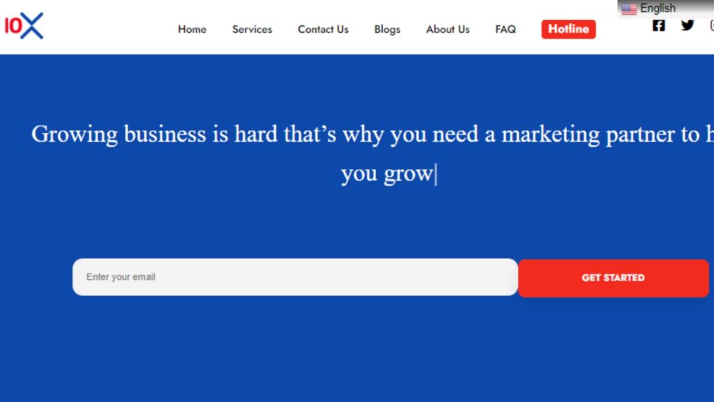 Boost 10X Homepage