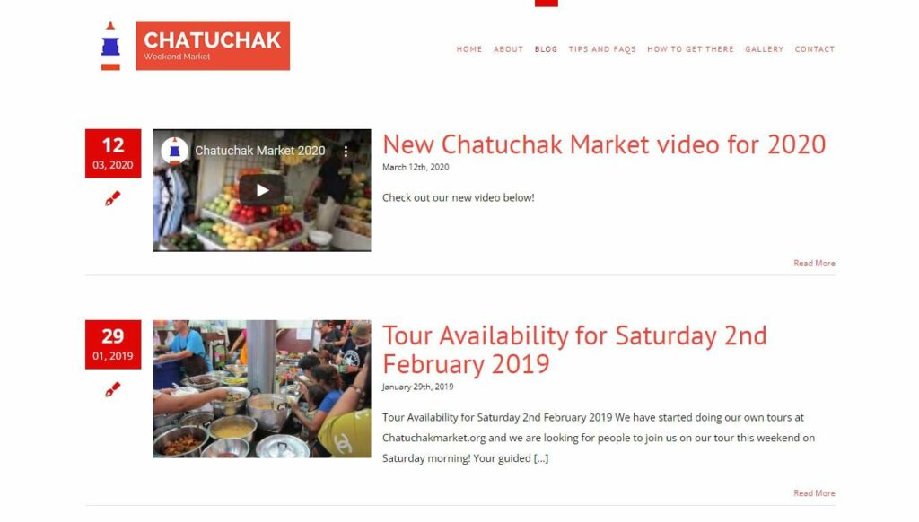 Chatuchak Weekend Market Homepage