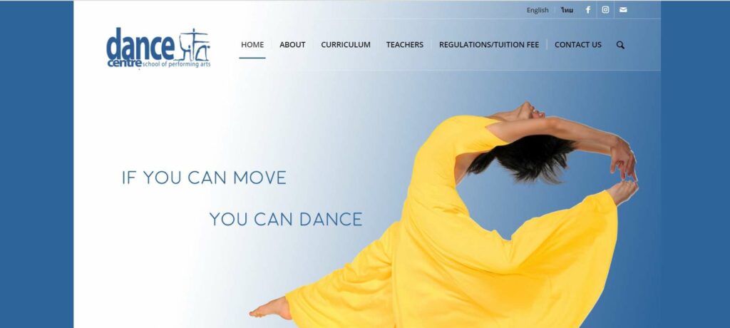 Dance Centre School for Performing Arts Homepage