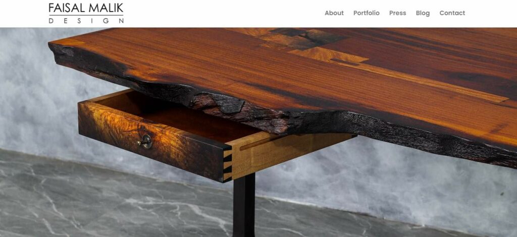Faisal Malik Design Homepage