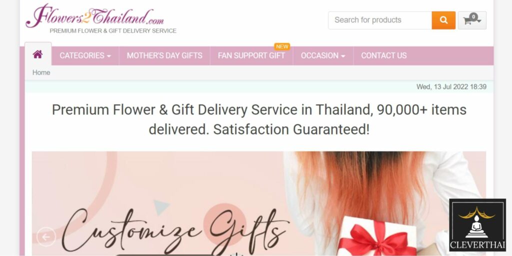 Flowers2Thailand Homepage