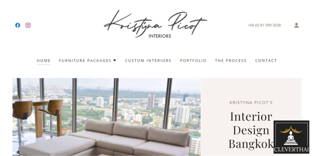 Kristyna Picot Interiors Homepage