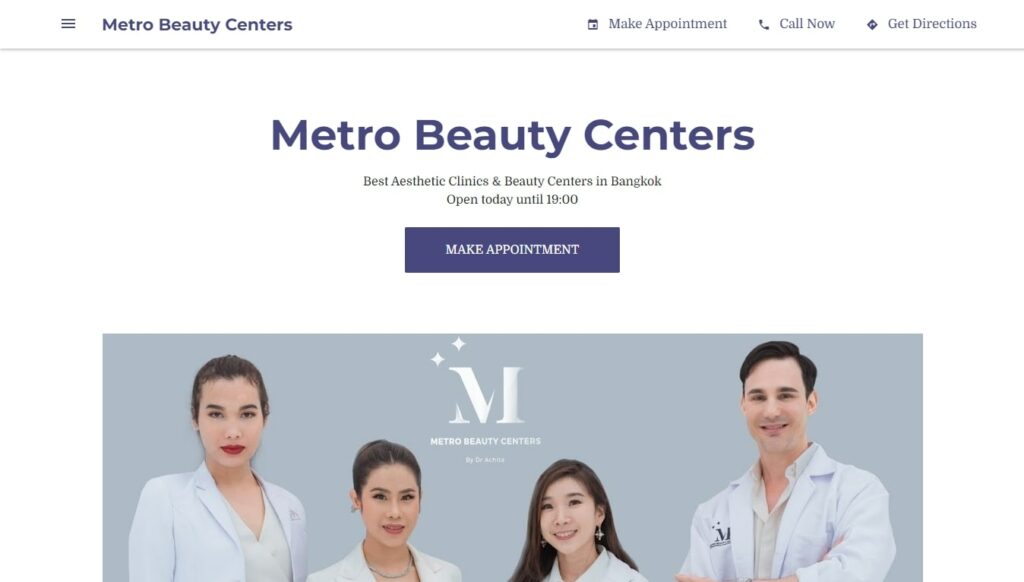 Metro Beauty Centers Homepage