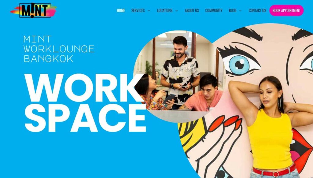 Mint Work Lounge - Thonglor Branch Homepage