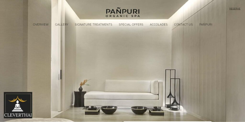 Pañpuri Organic Spa Homepage