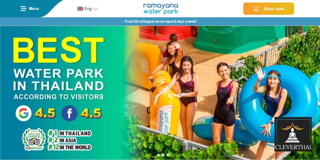 Ramayana Water Park Homepage