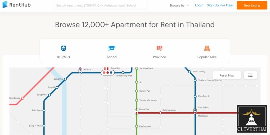 Renthub Homepage