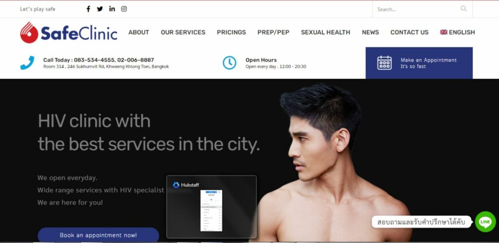 Safe Clinic Homepage