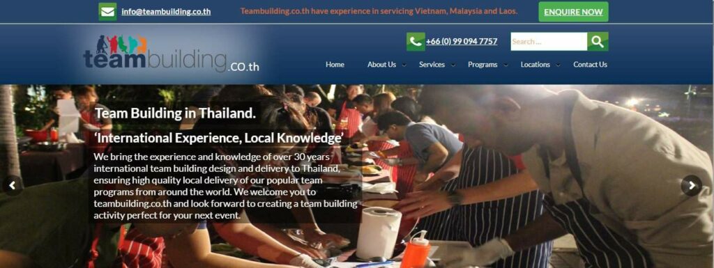 Teambuilding.co.th Homepage
