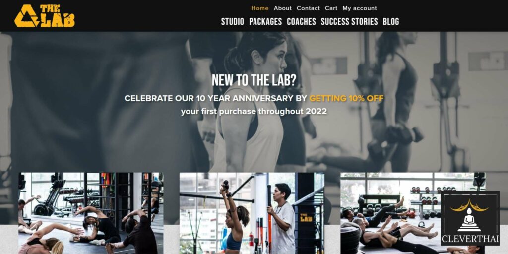 The LAB Bangkok Homepage