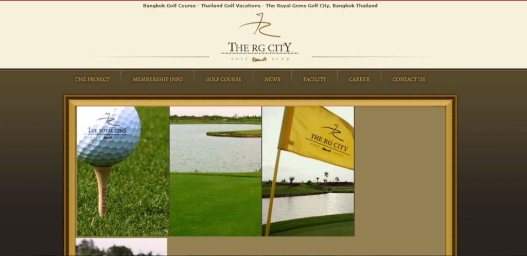 The RG City Golf Club Homepage