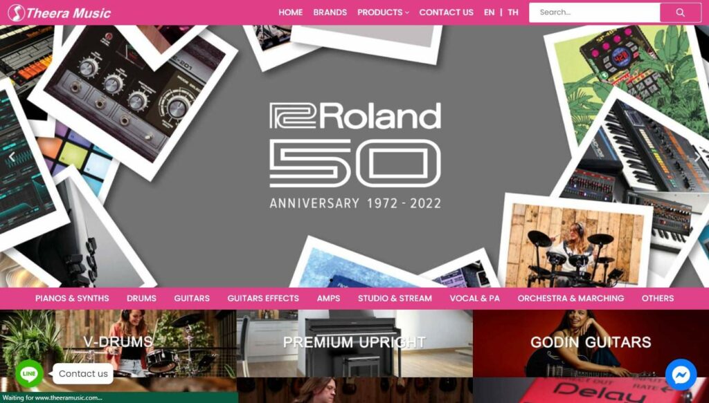Theera Music Homepage