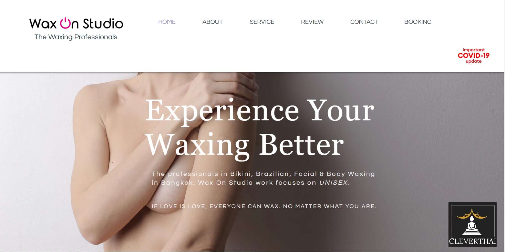 Wax On Studio Homepage