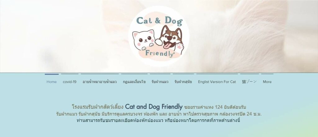 Cat & Dog Friendly Homepage