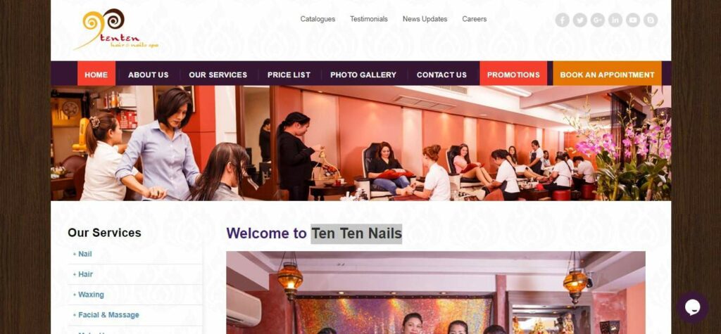 Ten Ten Nails Homepage