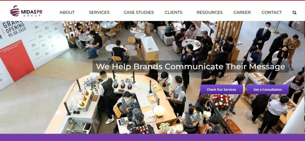 Midas Communications International Co., Ltd Homepage