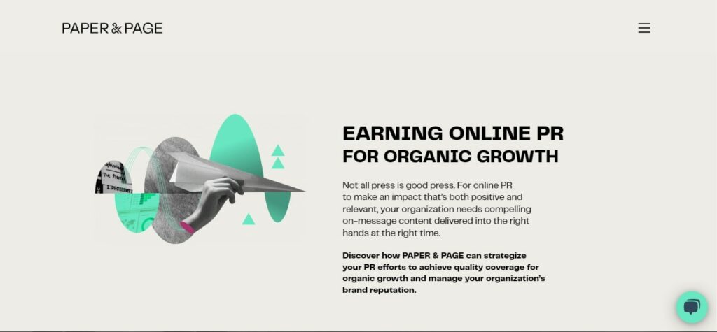 Paper & Page Homepage