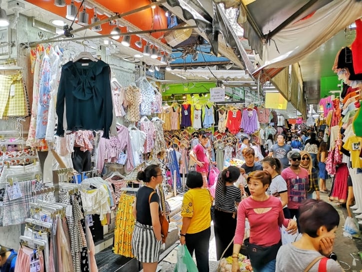 Take a trip to Pratunam Market, Thailand's largest apparel market.