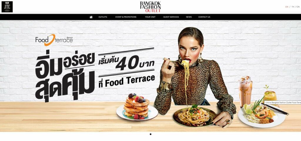 Bangkok Fashion Outlet's Homepage