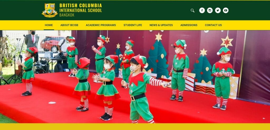 British Columbia International School Bangkok's Homepage