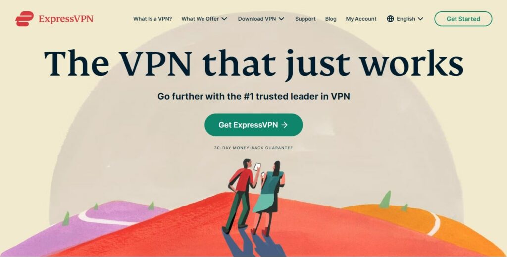 ExpressVPN's Homepage