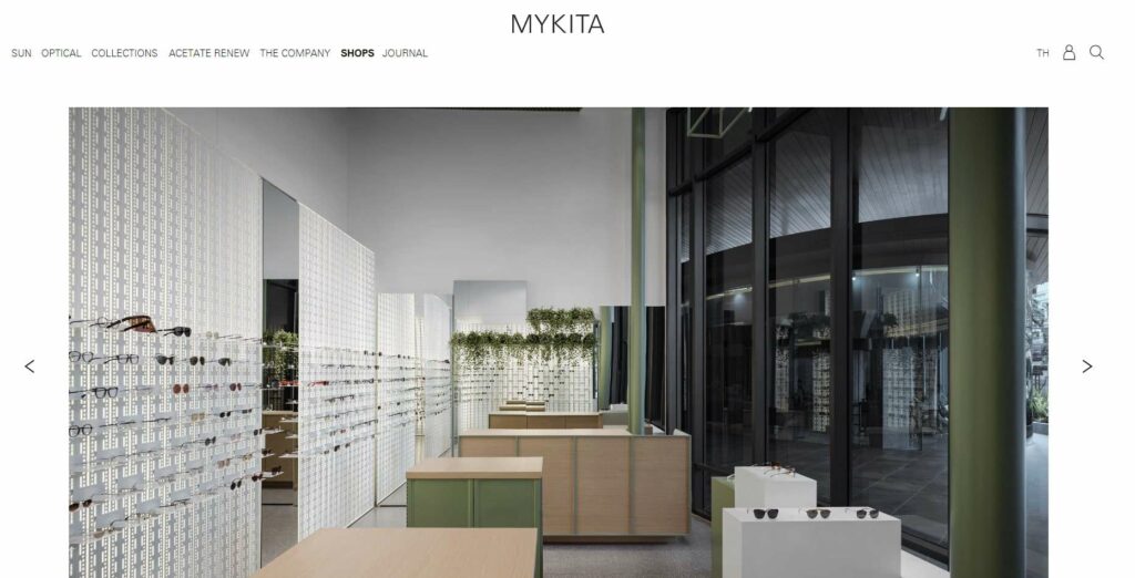 MYKITA Shop Bangkok's Homepage
