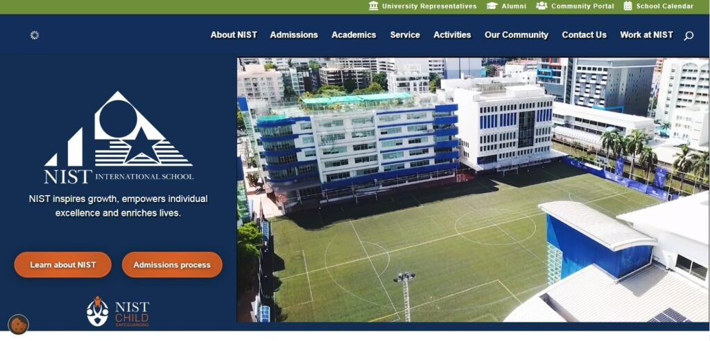 NIST International School's Homepage