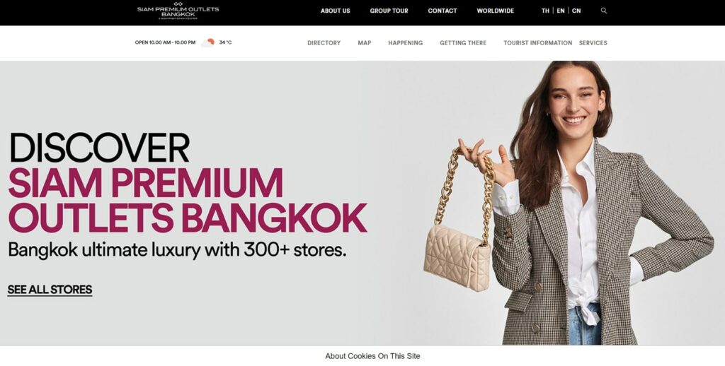Siam Premium Outlets Bangkok's Homepage