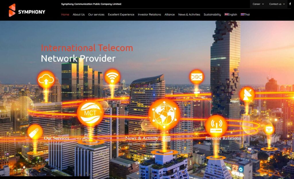 Symphony Communication's Homepage