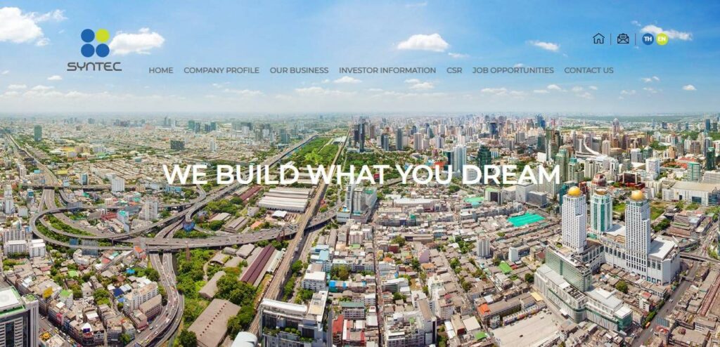 Syntec Construction PCL. Homepage