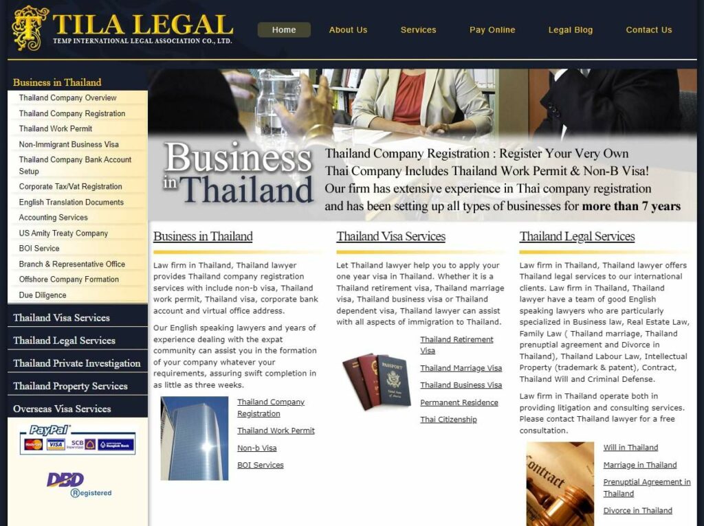 Temp International Legal Association Co., Ltd. Homepage
