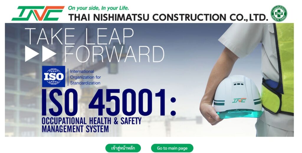 Thai Nishimatsu Construction Co., Ltd. Homepage