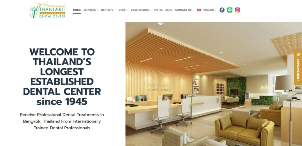 Thantakit International Dental Center's Homepage