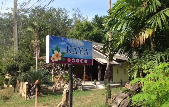 Kaya Restaurant's Homepage
