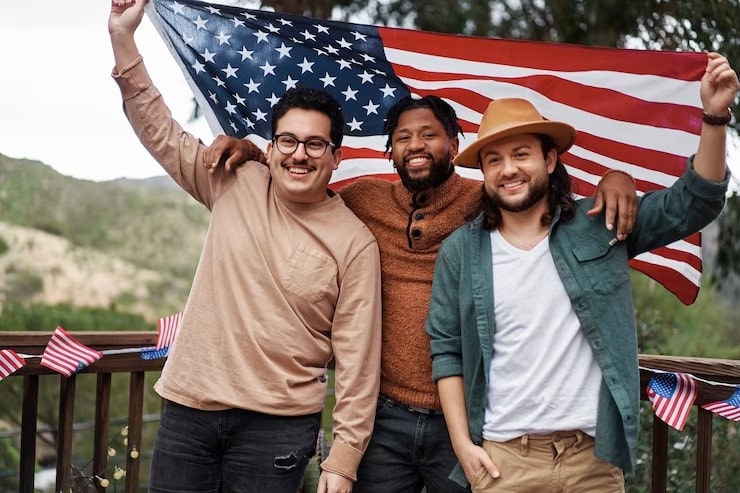 US Citizen w flag