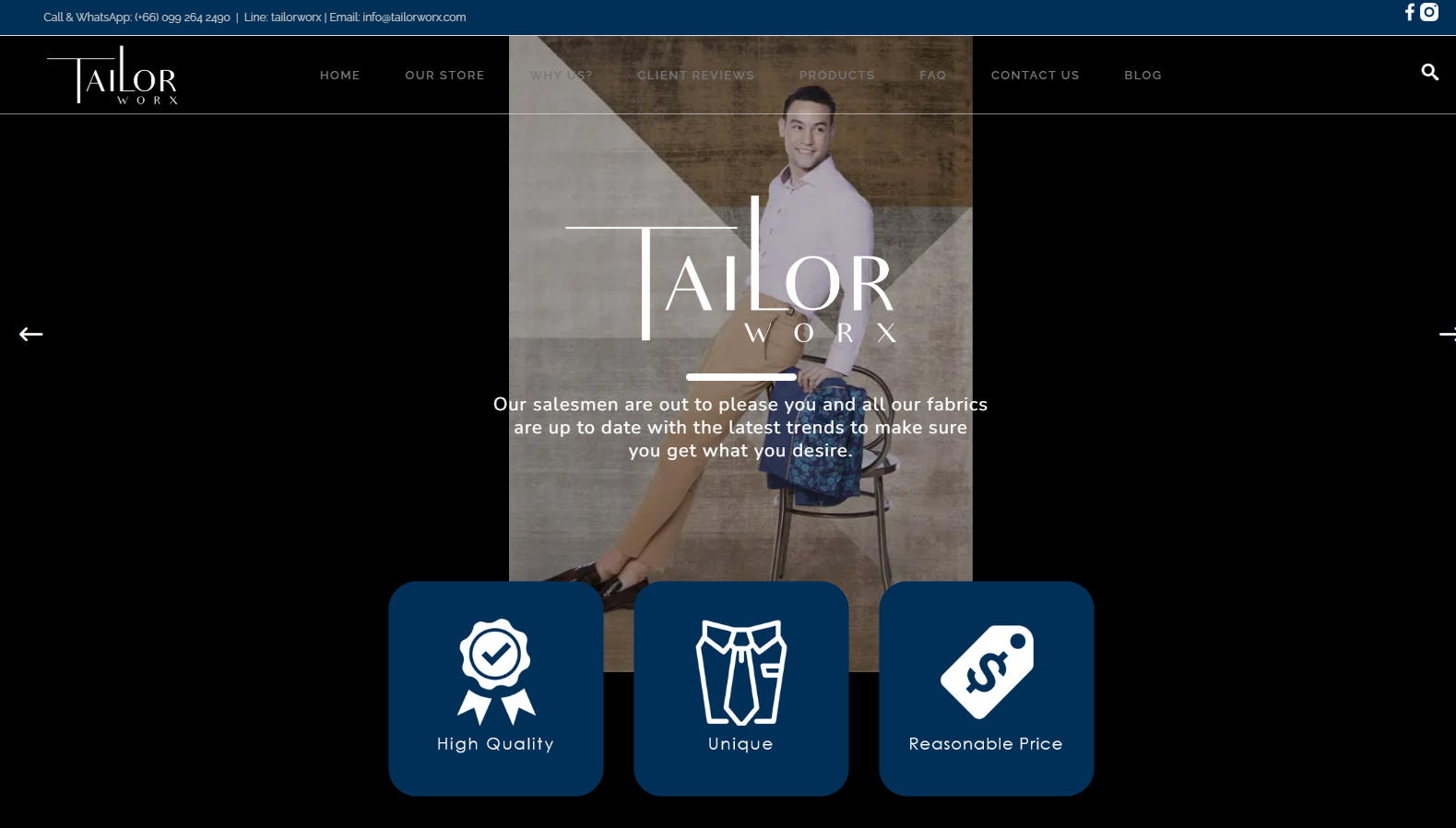 tailorworx homepage