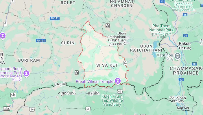 sisaket-map