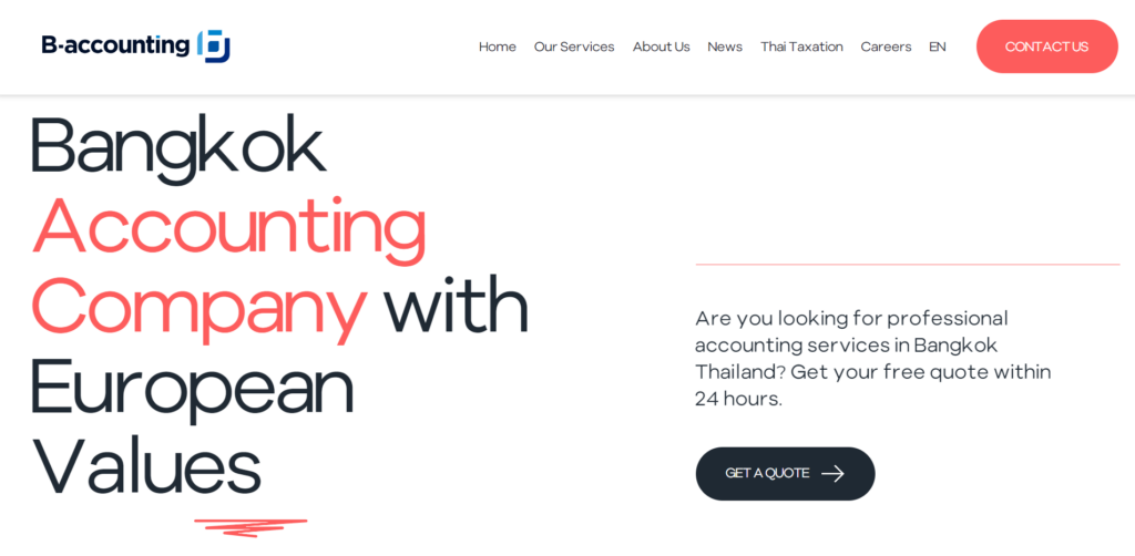b accounting homepage